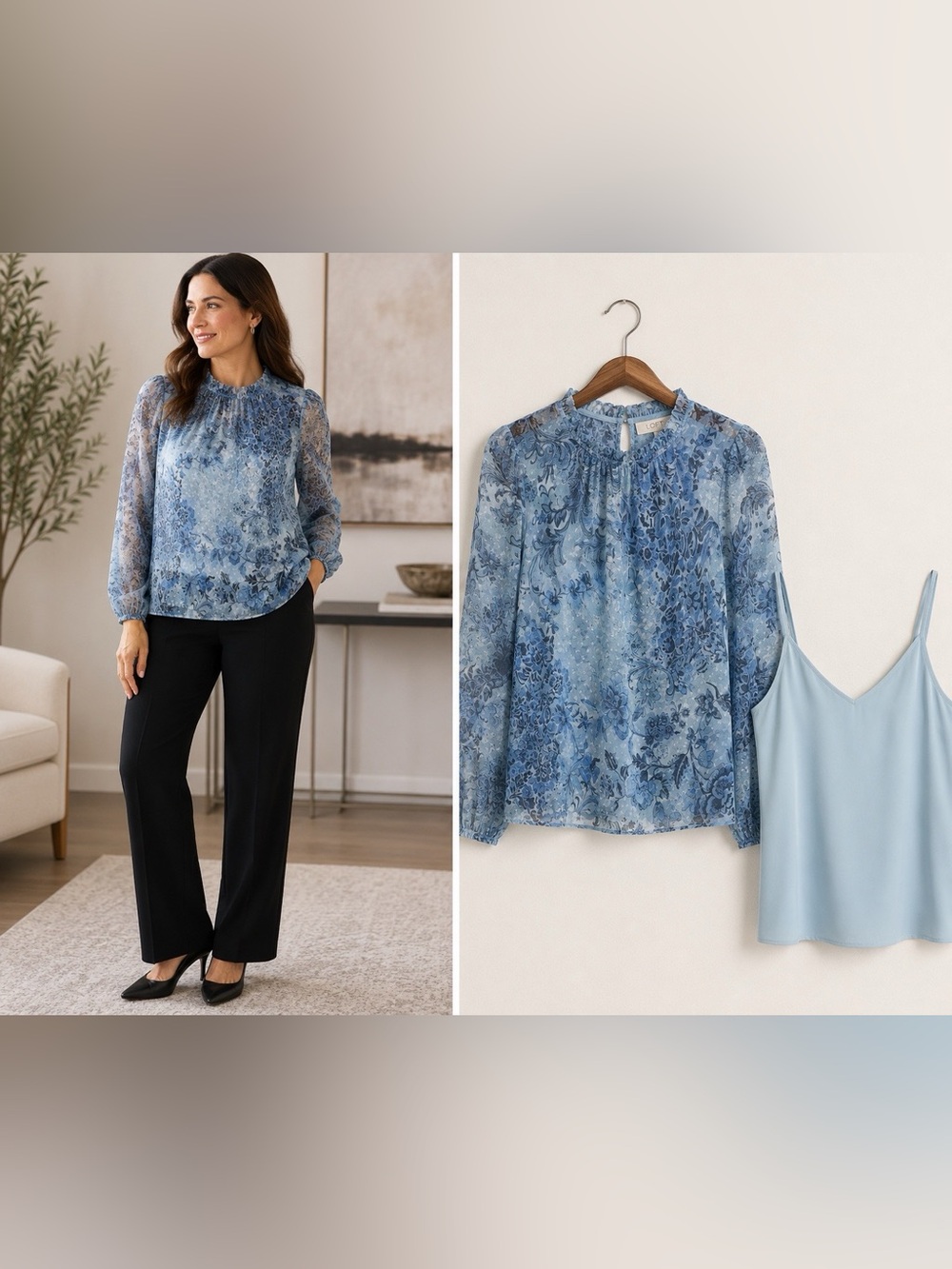 💙 LOFT Floral Blouse - Excellent price and condition!